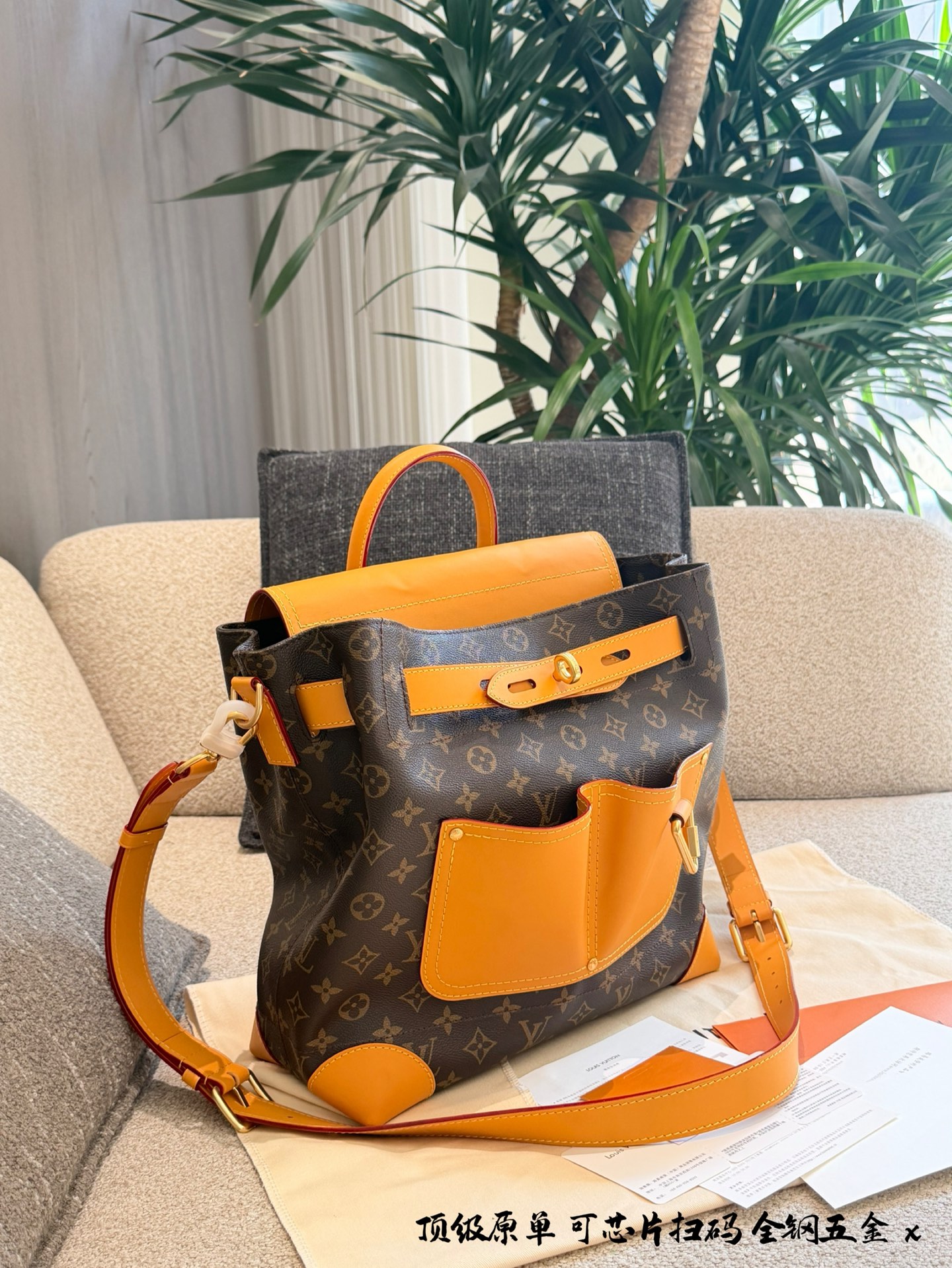 Louis Vuitton LV Monogram Women's Handbag Monogram Canvas